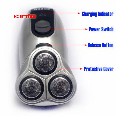 Triple 3 Head Electric Washable Rechargeable cordless Shaver