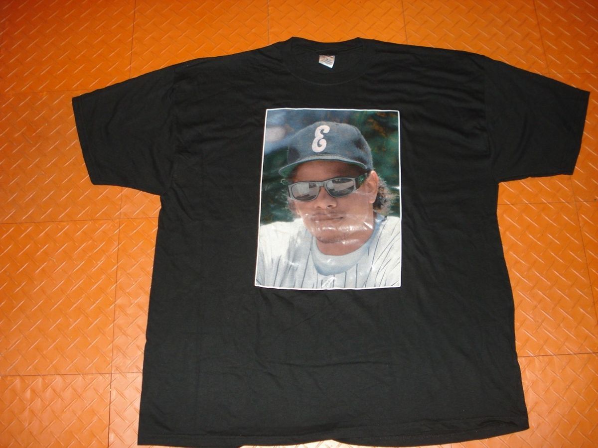 Eazy E Rap Shirt Wearing Cap Men New 3X Men T Shirt