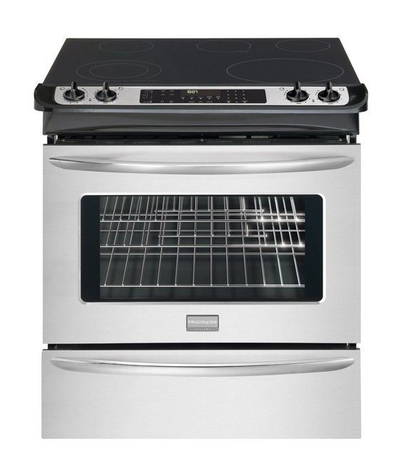  Frigidaire Stainless Steel Electric Slide in Range FGES3045KF