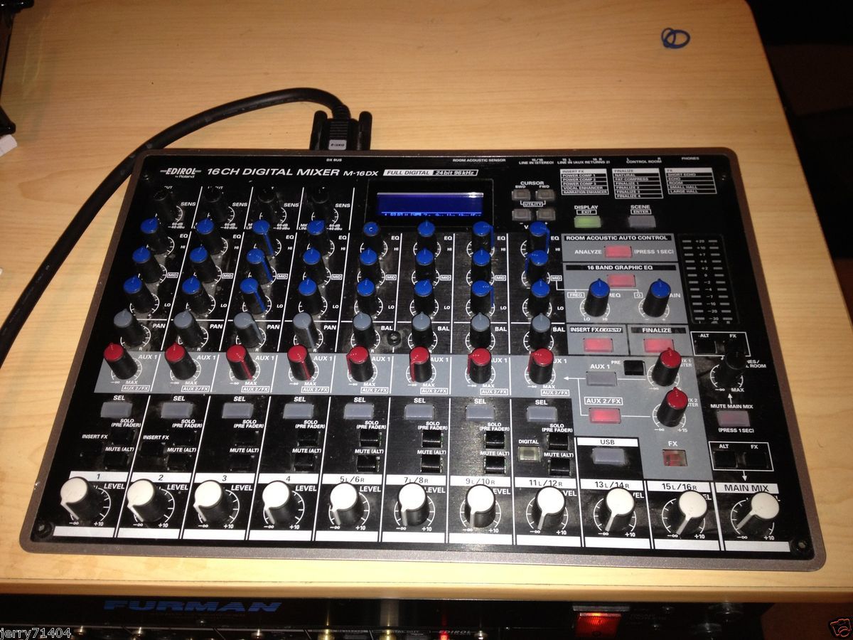 Edirol by Roland M 16DX 16 Channel Digital Mixer