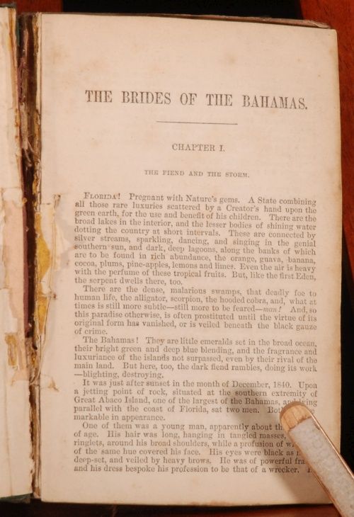 C1865 Short Stories America Frontier Dime Novel Ann S