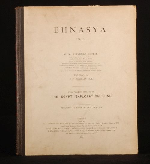 1894 1911 3V Egypt Exploration Fund Petrie Illus First