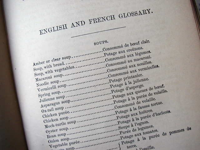 1876 Antique Cookbook Cook Book Best Recipes Menus Entertaining Dinner
