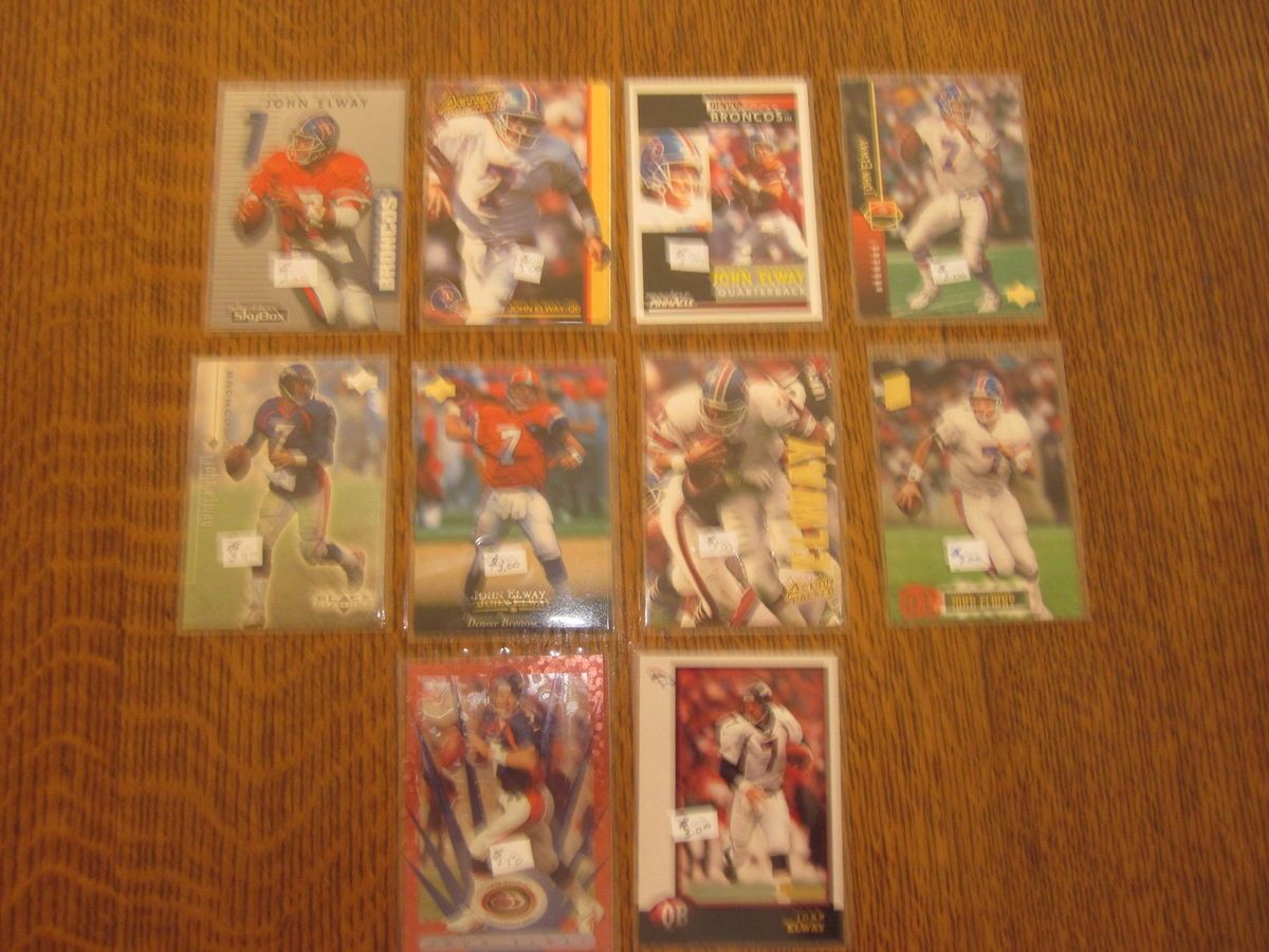  Elway 10 Card Lot