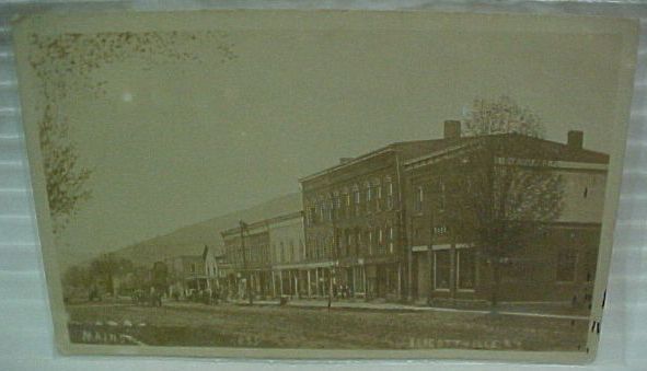 RP Main Street Scene 255 Ellicottville NY New York Postcard