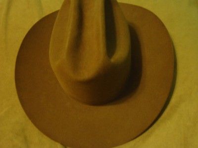 Resistol Stagecoach Western Collection Brown 3X Beaver Cowboy Hat 7 1