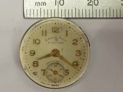 antique vintage election watch movement