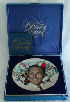 Commemorative 85th Anniversary Plate for Walter Elias Disney Birthday