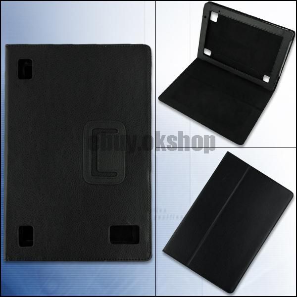 Folio Leather Stand Cover Case for Acer Iconia Tab A500