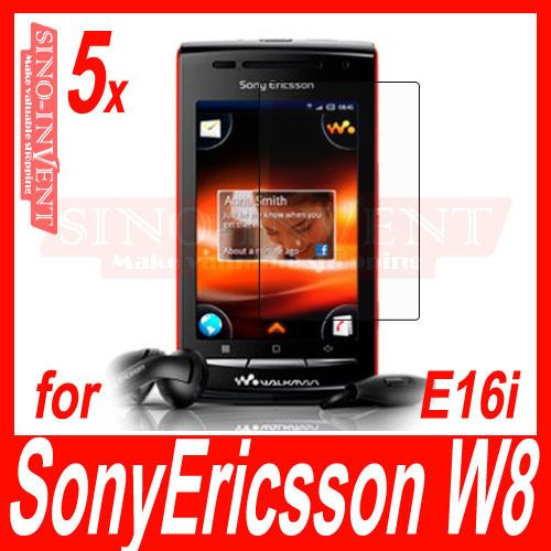 5X Screen Protector for Sony Ericsson Xperia W8 E16I