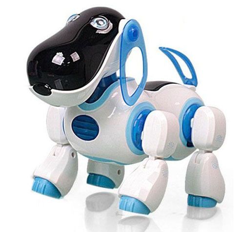 Robotic Playful Pet Electronic Dog Toy Music Lights Walking Puppy Kids