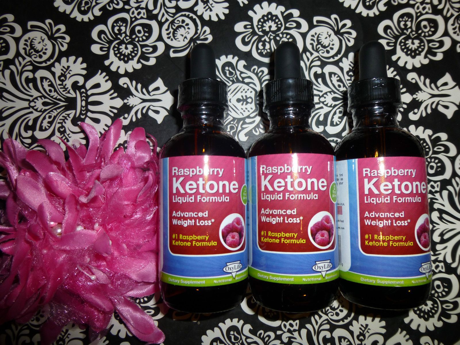  of Oxylife Raspberry Ketone Liquid DROPS2OZ Each 