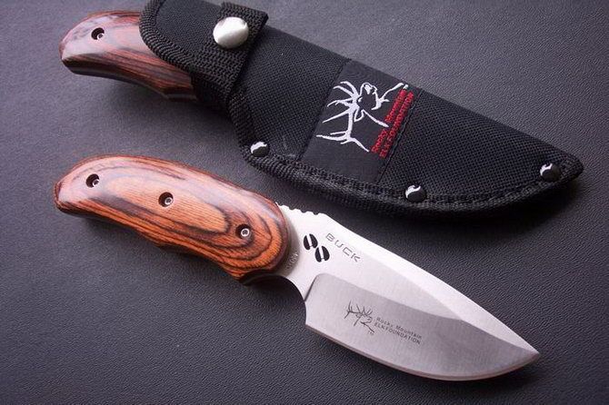 Buck Rocky 480 Mountain Elk Foundation Survival Hunting 076 Knife