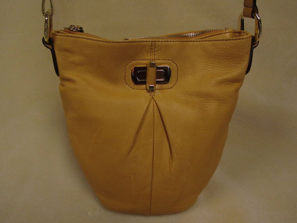 B Makowsky Glove Leather Convertible Crossbody Bag