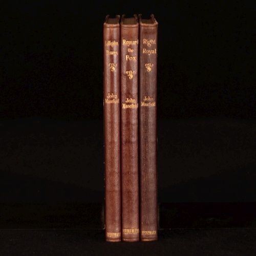 1921 1922 3VOL Lollingdon Downs Reynard The Fox and Right Royal John