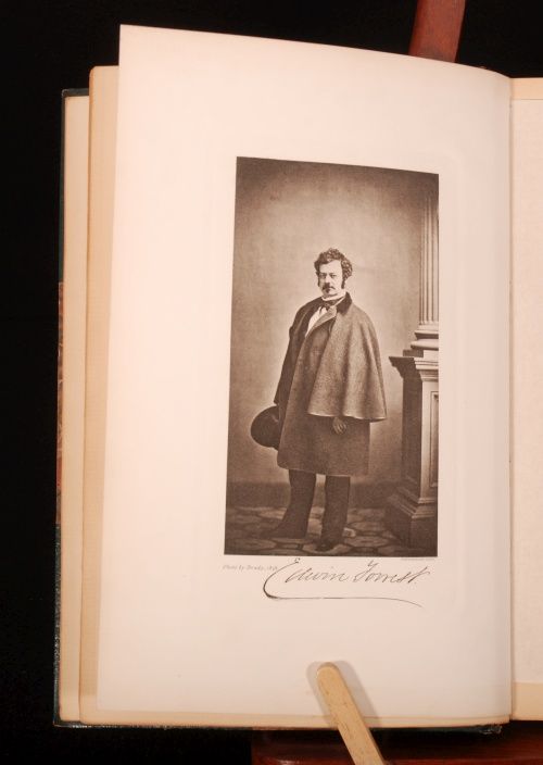 1889 Edwin Forrest Actor Man Gabriel Harrison Limited First