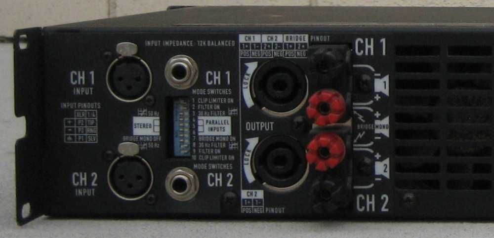 QSC Audio Pro 1600 Watt PLX1602 Power Amplifier Serial Number