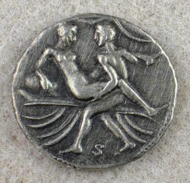 roman erotic token spintriae xii copy