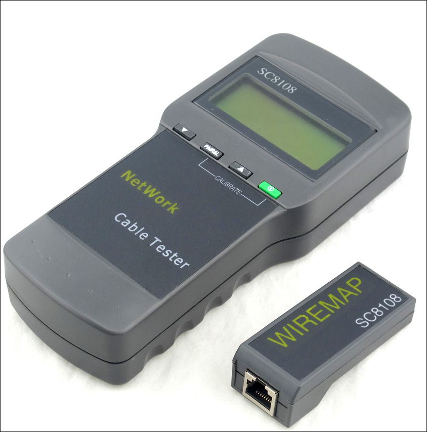 CAT5 RJ45 Network Cable Tester Test Meter Length SC8108