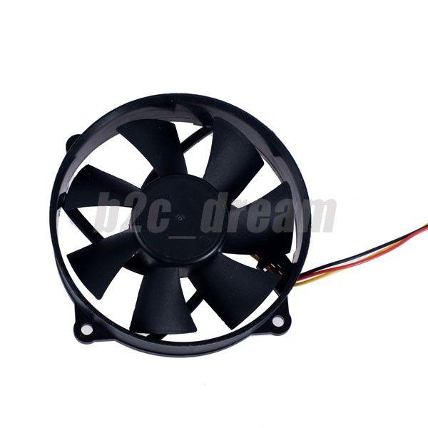  92mm x 25mm 3 Pin CPU PC Round Fan Cooler Heatsink Exhaust B