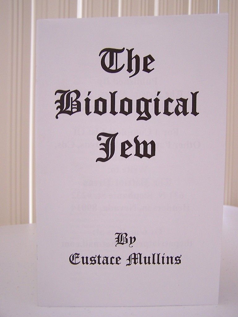 Eustace Mullins RARE Book The Biological