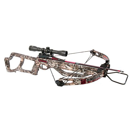 Parker Enforcer Crossbow Package w/4X Multi Reticle Scope 160lb. Max4