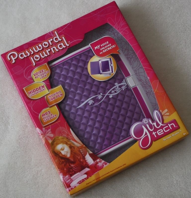 PASSWORD JOURNAL Girl Tech Purple Electronic Diary for Girls w 