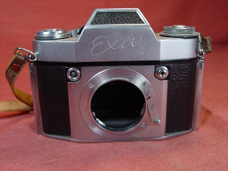 Vintage Exa II 35mm Film Camera Body for Parts or Repair