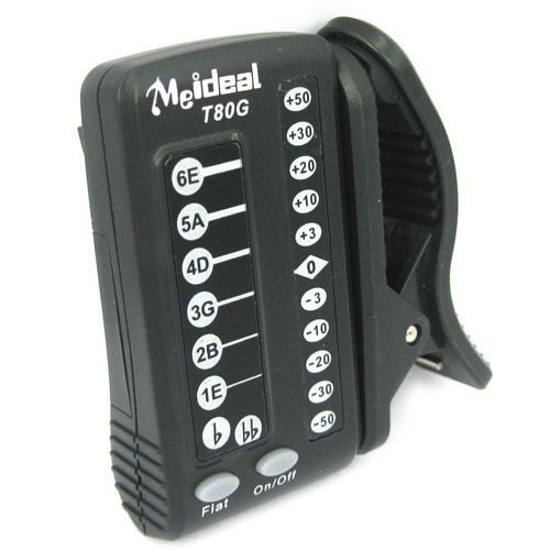 Electronic T80G Meideal Clip on Guitar Tuner Automatic Tuner