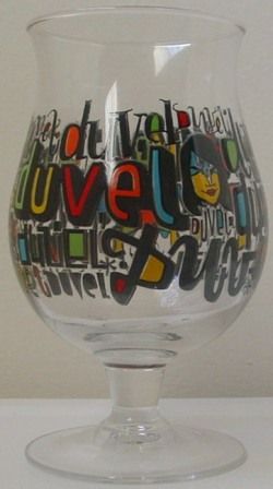 DUVEL Limited Edition DENIS MEYERS Tulip Shape BEER Glasses/PAIR