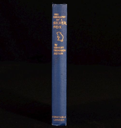 1909 The Biography of A Silver Fox Ernest Thompson Seton Illustrated