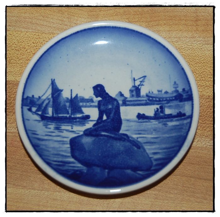 Royal Copenhagen Langelinie Blue Mini Plate Plaquette