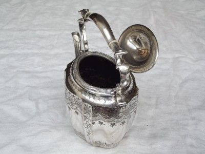 Superb Silver Plated Spirit Kettle on Stand Burner Victorian Latham