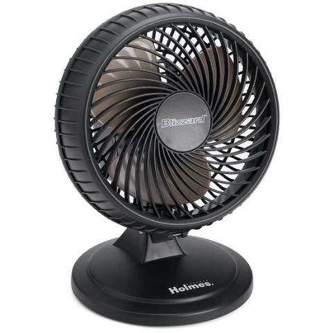 Holmes HAOF87BLZ UC 8in Lil Blizzard Adjustable Table Fan