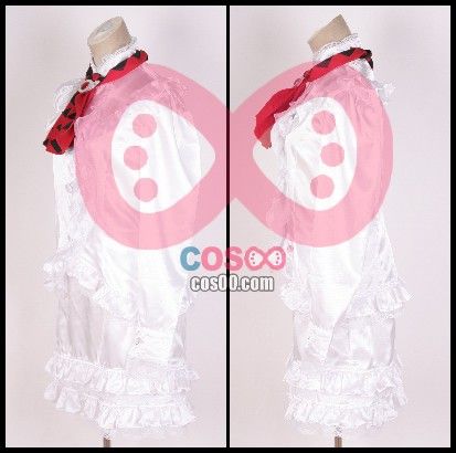 Tekken 6◆Lili Emilie de Dress◆Anime Cosplay Costume & Gloves neck