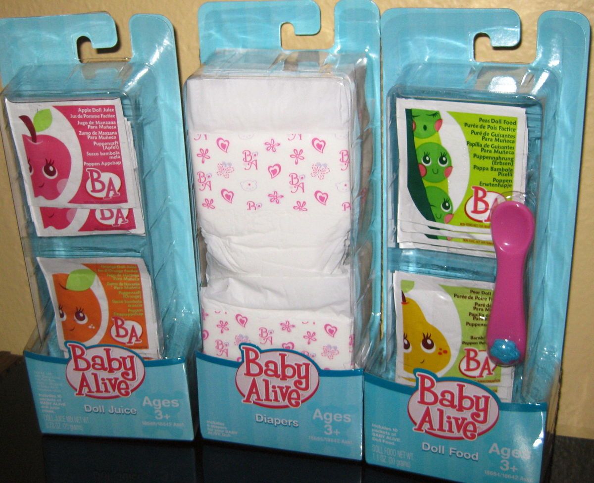 New Baby Alive Diapers Food Juice Feeding Spoon Doll Accessories On Popscreen