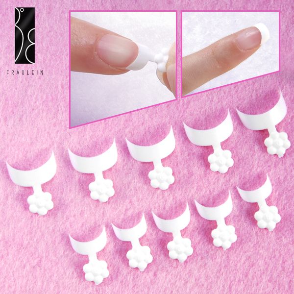 Fraulein 100pcs Manicura Francesa Uñas Postizas Falsas