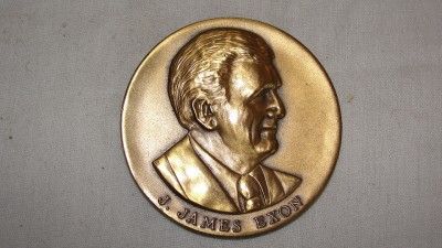 bronze coin j james exon nebraska govenor