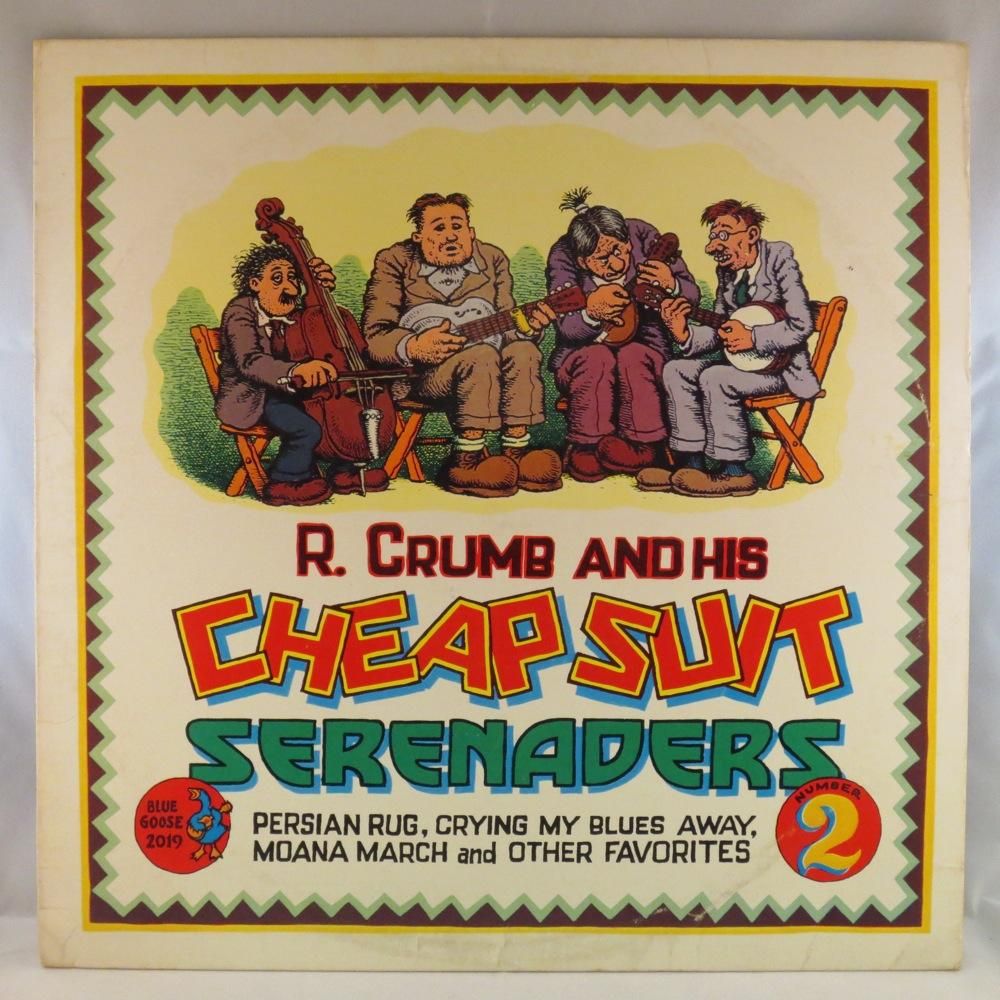 Crumb His Cheap Suit Serenaders Number 2 Blue GOOSE LP VG VG