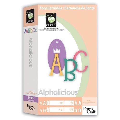 CRICUT *ALPHALICIOUS* EXPRESSION MACHINE ABC FONT CARTRIDGE BRAND NEW