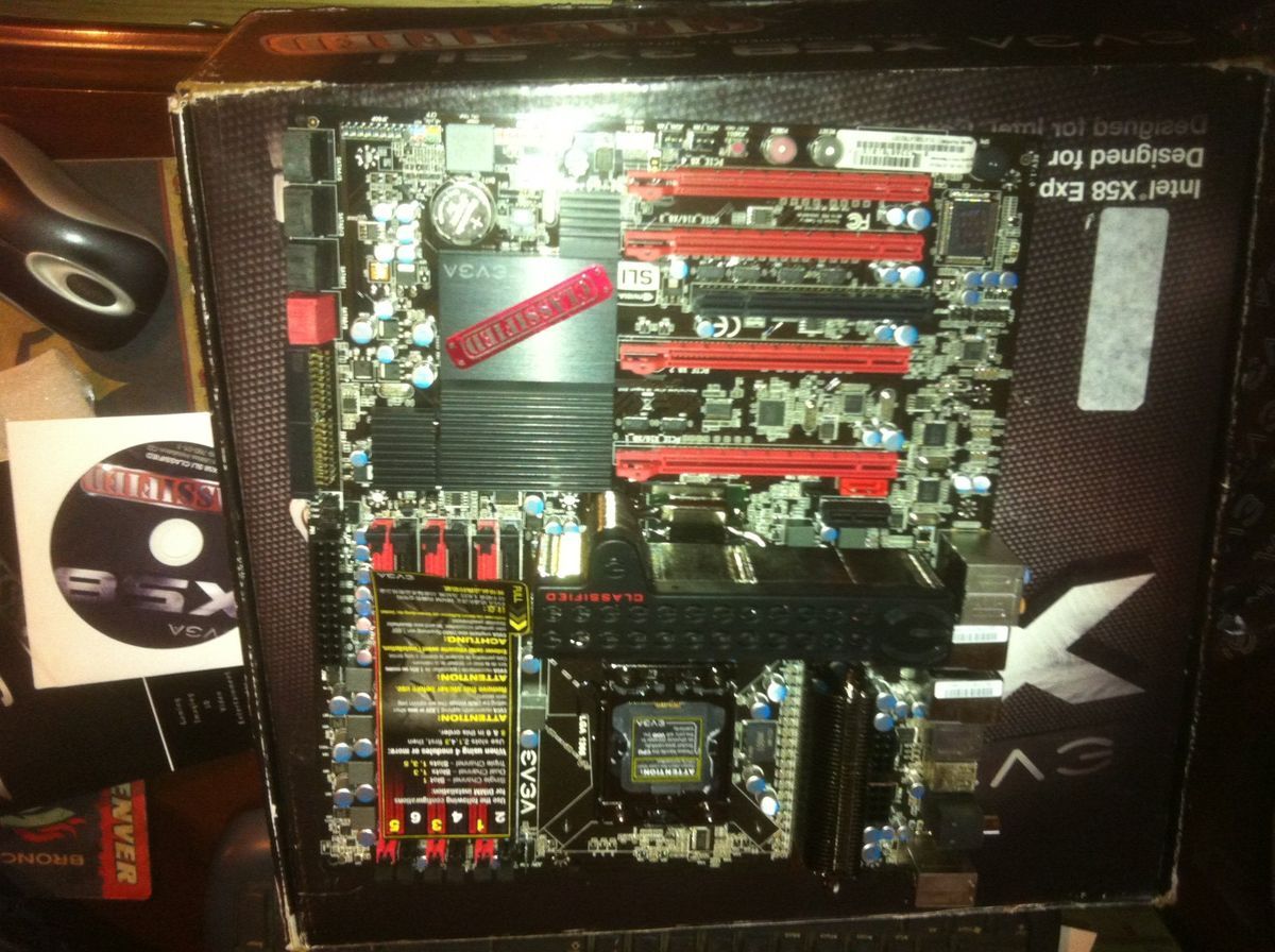 EVGA x58 3X SLI Classified Motherboard E760