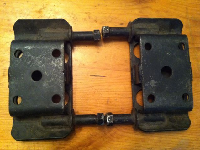 NOS AMC Jeep CJ7 Con Ferr Leaf Spring Plates CJ5 CJ8 Scrambler RARE