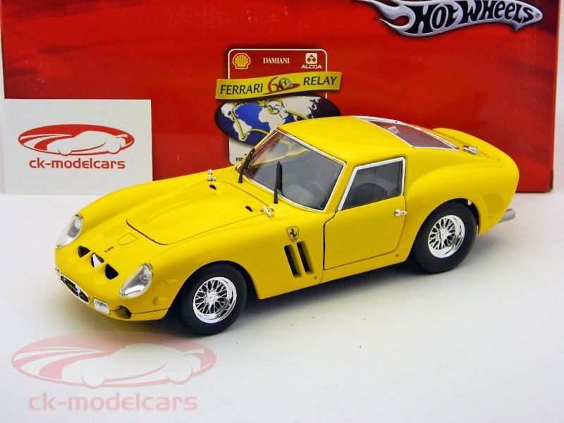 Ferrari 250 GTO 60th Anniversary gelb / yellow 118 HotWheels