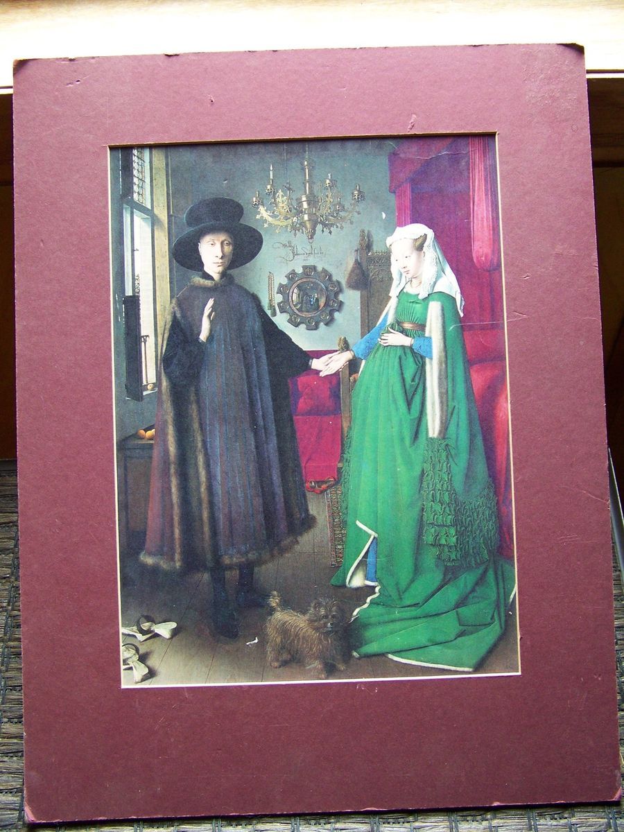 JAN VAN EYCK THE MARRIAGE OF GIOVANNI ARNOLFINI AND GIOVANNA CENAMI