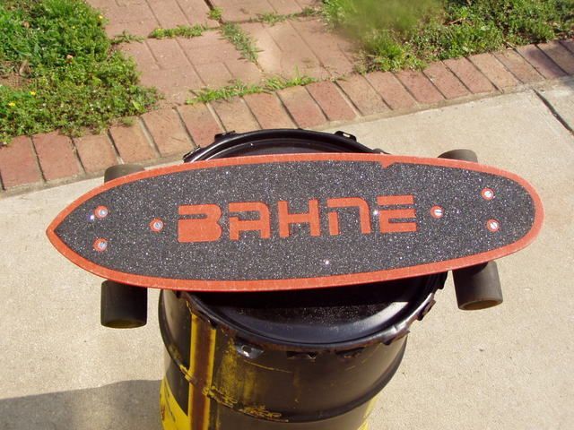 Bahne Fiberglass Skateboard Bahne Trucks Cadillac DK51 1970s Vintage