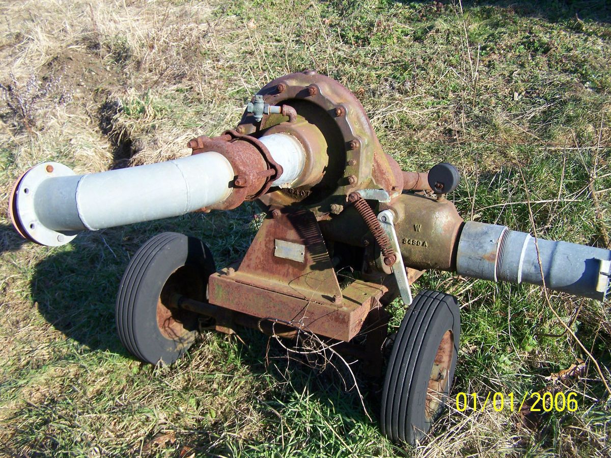 Gorman Rupp PTO Driven Irrigation Pump on Wheels