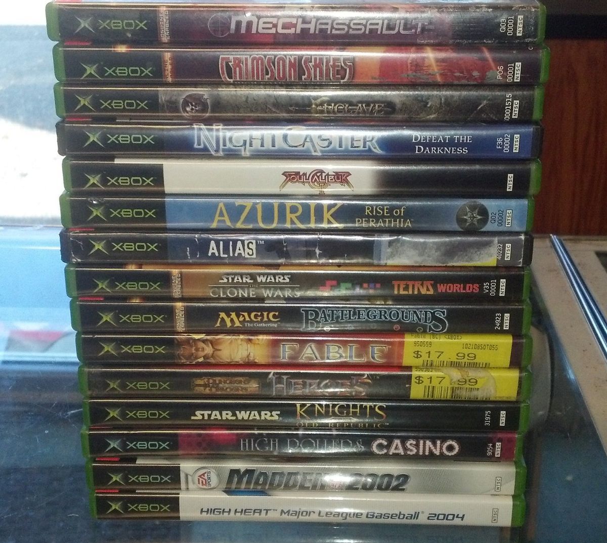 Lot 17 Original Xbox Fantasy Games Fable Star Wars Dungeons Dragons On Popscreen