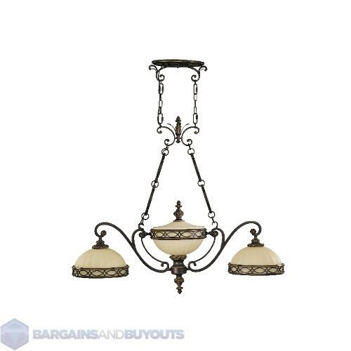 Murray Feiss Billiard Chandelier F2102 3WAL