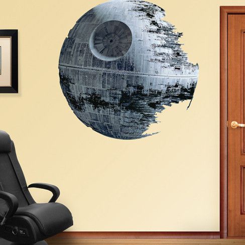 DEATH STAR OFFICIAL FATHEAD STAR WARS MOVIE 50in x 50in DISNEY