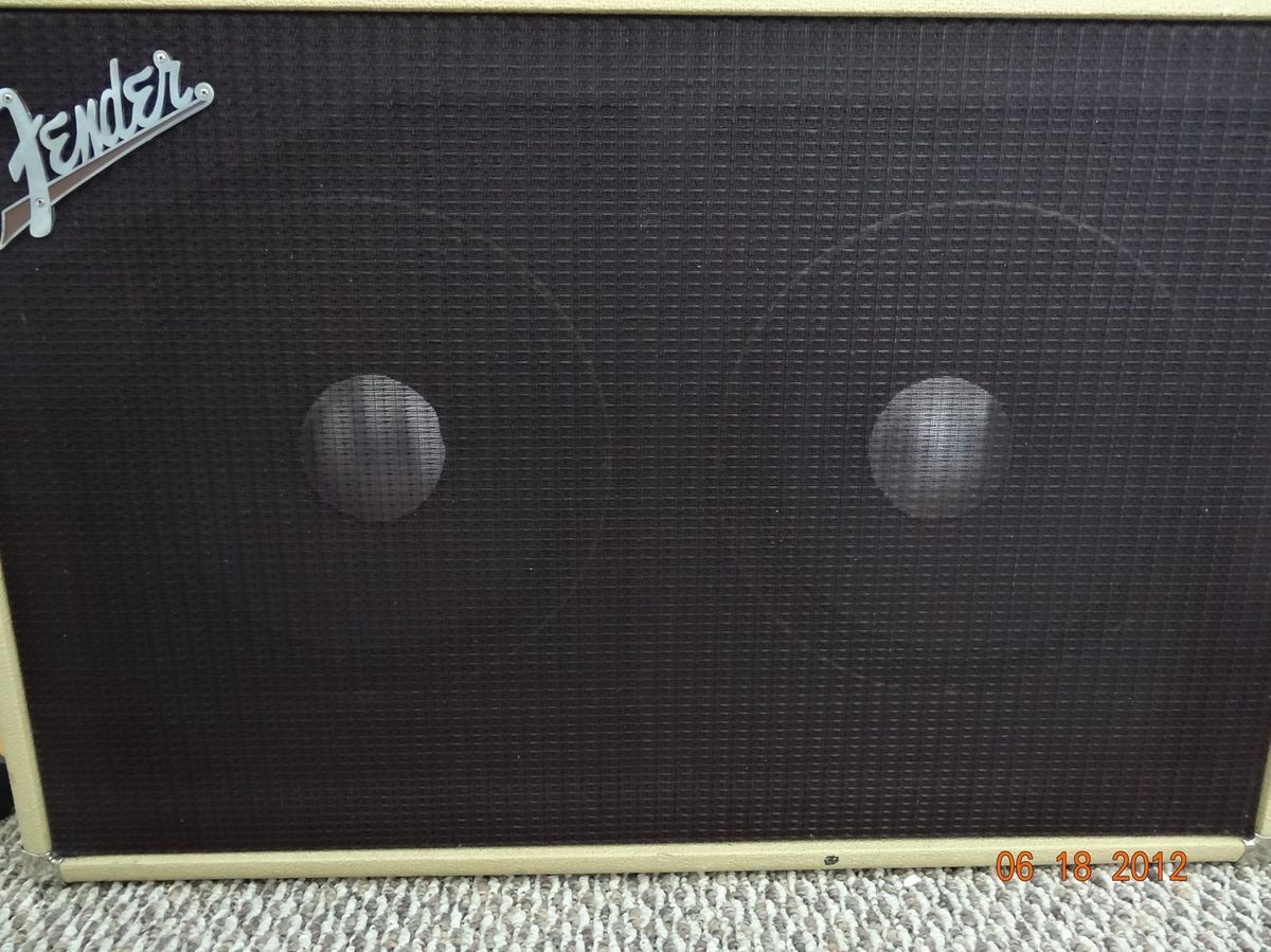  Fender Tonemaster Cab JBL 120s Gray Back